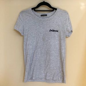Brandy melville grey “california” t-shirt